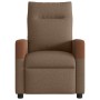 Sillón reclinable con masaje de tela marrón de , Sillones - Ref: Foro24-4104820, Precio: 212,97 €, Descuento: %