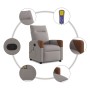 Sillón de masaje reclinable de tela gris taupé de , Sillones - Ref: Foro24-4104822, Precio: 216,03 €, Descuento: %