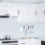Armario pared cocina Porto madera ingeniería blanca alto brillo de , Armarios de cocina - Ref: Foro24-854029, Precio: 62,17 €...