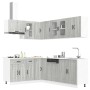 Mueble cocina Kalmar sonoma gris 11 pzas madera contrachapada de , Armarios de cocina - Ref: Foro24-3314887, Precio: 721,41 €...