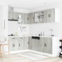 Mueble cocina Kalmar sonoma gris 11 pzas madera contrachapada de , Armarios de cocina - Ref: Foro24-3314887, Precio: 721,41 €...