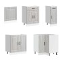 Mueble cocina Kalmar sonoma gris 11 pzas madera contrachapada de , Armarios de cocina - Ref: Foro24-3314887, Precio: 721,41 €...