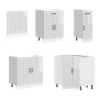 Mueble cocina Lucca blanco brillo 11 pzas madera contrachapada de , Armarios de cocina - Ref: Foro24-3314893, Precio: 807,84 ...