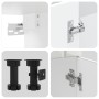 Mueble cocina Lucca blanco brillo 11 pzas madera contrachapada de , Armarios de cocina - Ref: Foro24-3314893, Precio: 807,84 ...