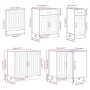 Mueble cocina Lucca blanco brillo 11 pzas madera contrachapada de , Armarios de cocina - Ref: Foro24-3314893, Precio: 807,84 ...