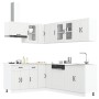 Mueble de cocina Lucca blanco 11 piezas madera contrachapada de , Armarios de cocina - Ref: Foro24-3314891, Precio: 731,61 €,...
