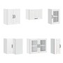 Mueble de cocina Lucca blanco 11 piezas madera contrachapada de , Armarios de cocina - Ref: Foro24-3314891, Precio: 731,61 €,...