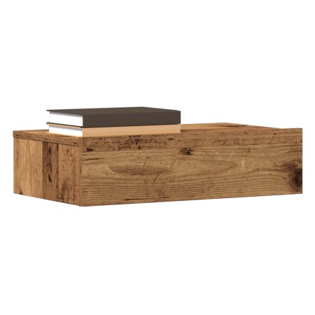 Mesilla de noche de madera antigua 60x35cm madera de ingeniería de , Mesitas de noche - Ref: Foro24-3329159, Precio: 39,57 €,...