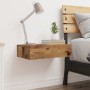 Mesilla de noche de madera antigua 60x35cm madera de ingeniería de , Mesitas de noche - Ref: Foro24-3329159, Precio: 39,57 €,...