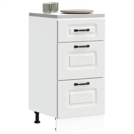 Mueble bajo de cocina Kalmar madera de ingeniería blanca de , Armarios de cocina - Ref: Foro24-854240, Precio: 102,12 €, Desc...