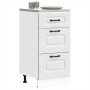 Mueble bajo de cocina Kalmar madera de ingeniería blanca de , Armarios de cocina - Ref: Foro24-854240, Precio: 102,12 €, Desc...