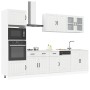 Mueble cocina Kalmar blanco de alto brillo 7 pzas de , Armarios de cocina - Ref: Foro24-3314743, Precio: 708,35 €, Descuento: %