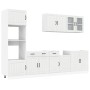 Mueble cocina Kalmar blanco de alto brillo 7 pzas de , Armarios de cocina - Ref: Foro24-3314743, Precio: 708,35 €, Descuento: %