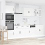 Mueble cocina Kalmar blanco de alto brillo 7 pzas de , Armarios de cocina - Ref: Foro24-3314743, Precio: 708,35 €, Descuento: %