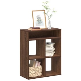 Estantería madera de ingeniería color marrón roble 66x31x80 cm de , Librerías y estanterías - Ref: Foro24-860298, Precio: 62,...