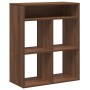 Estantería madera de ingeniería color marrón roble 66x31x80 cm de , Librerías y estanterías - Ref: Foro24-860298, Precio: 62,...