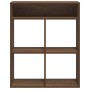 Estantería madera de ingeniería color marrón roble 66x31x80 cm de , Librerías y estanterías - Ref: Foro24-860298, Precio: 62,...