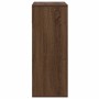 Estantería madera de ingeniería color marrón roble 66x31x80 cm de , Librerías y estanterías - Ref: Foro24-860298, Precio: 62,...