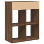 Estantería madera de ingeniería color marrón roble 66x31x80 cm de , Librerías y estanterías - Ref: Foro24-860298, Precio: 62,...