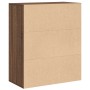 Estantería madera ingeniería roble marrón 60x30x71,5 cm de , Librerías y estanterías - Ref: Foro24-860316, Precio: 56,41 €, D...