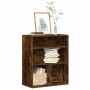 Estantería madera ingeniería color roble ahumado 60x30x71,5 cm de , Librerías y estanterías - Ref: Foro24-860314, Precio: 55,...