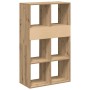 Estantería de madera ingeniería roble artisan 66x31x112 cm de , Librerías y estanterías - Ref: Foro24-860309, Precio: 79,29 €...