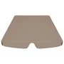 Dosel de repuesto columpio jardín gris taupe 188/168x145/110 cm de vidaXL, Cubiertas para carpas y cenadores - Ref: Foro24-31...