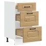 Mueble bajo de cocina Kalmar roble artesanal madera ingeniería de , Armarios de cocina - Ref: Foro24-854249, Precio: 99,32 €,...