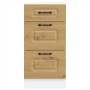 Mueble bajo de cocina Kalmar roble artesanal madera ingeniería de , Armarios de cocina - Ref: Foro24-854249, Precio: 99,32 €,...