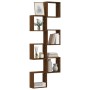Estantes cubo de pared 6 unidades roble marrón 30x15x30 cm de , Estantes y estanterías - Ref: Foro24-815887, Precio: 48,98 €,...