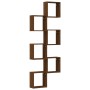 Estantes cubo de pared 6 unidades roble marrón 30x15x30 cm de , Estantes y estanterías - Ref: Foro24-815887, Precio: 48,98 €,...