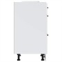 Mueble bajo cocina Kalmar madera ingeniería blanca alto brillo de , Armarios de cocina - Ref: Foro24-854242, Precio: 109,60 €...