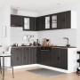 Mueble de cocina Porto negra 11 piezas madera contrachapada de , Armarios de cocina - Ref: Foro24-3314902, Precio: 748,74 €, ...