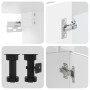 Mueble cocina Lucca blanco brillo 11 pzas madera contrachapada de , Armarios de cocina - Ref: Foro24-3314923, Precio: 833,25 ...