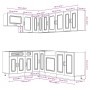 Mueble cocina Lucca blanco brillo 11 pzas madera contrachapada de , Armarios de cocina - Ref: Foro24-3314923, Precio: 833,25 ...