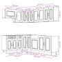 Mueble cocina Lucca roble marrón 11 pzas madera contrachapada de , Armarios de cocina - Ref: Foro24-3314928, Precio: 719,51 €...