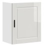 Armario pared cocina Porto madera ingeniería blanca alto brillo de , Armarios de cocina - Ref: Foro24-854041, Precio: 66,59 €...