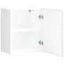 Armario pared cocina Porto madera ingeniería blanca alto brillo de , Armarios de cocina - Ref: Foro24-854041, Precio: 66,59 €...