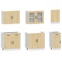 Mueble cocina Kalmar roble sonoma 7 pzas madera contrachapada de , Armarios de cocina - Ref: Foro24-3314734, Precio: 611,22 €...