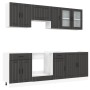 Mueble de cocina Kalmar negra 8 piezas madera contrachapada de , Armarios de cocina - Ref: Foro24-3314832, Precio: 534,54 €, ...