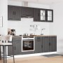 Mueble de cocina Kalmar negra 8 piezas madera contrachapada de , Armarios de cocina - Ref: Foro24-3314832, Precio: 534,54 €, ...