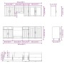 Mueble de cocina Kalmar negra 8 piezas madera contrachapada de , Armarios de cocina - Ref: Foro24-3314832, Precio: 534,54 €, ...