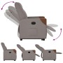 Sillón reclinable elevable tela gris taupe de , Sillones - Ref: Foro24-3324011, Precio: 285,51 €, Descuento: %