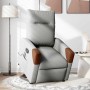 Sillón de masaje reclinable de pie de tela gris nube de , Sillones - Ref: Foro24-3324013, Precio: 270,82 €, Descuento: %