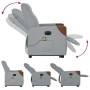 Sillón de masaje eléctrico reclinable elevable tela gris claro de , Sillones - Ref: Foro24-3324030, Precio: 303,64 €, Descuen...