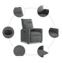 Sillón reclinable eléctrico de tela gris oscuro de , Sillones - Ref: Foro24-3324039, Precio: 241,47 €, Descuento: %