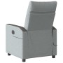 Sillón reclinable de masaje eléctrico tela gris claro de , Sillones - Ref: Foro24-3324045, Precio: 252,33 €, Descuento: %