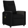 Sillón reclinable de masaje eléctrico tela negro de , Sillones - Ref: Foro24-3324047, Precio: 256,48 €, Descuento: %