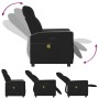 Sillón reclinable de masaje eléctrico tela negro de , Sillones - Ref: Foro24-3324047, Precio: 256,48 €, Descuento: %