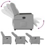 Sillón reclinable elevable de tela gris nube de , Sillones - Ref: Foro24-3324051, Precio: 274,84 €, Descuento: %
